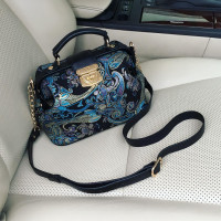 Women’s leather doctor bag Diana KF-1409-6