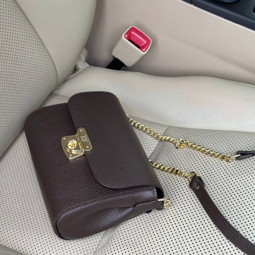 Жіноча шкіряна сумка на ланцюжку Prima S KF-1886-1