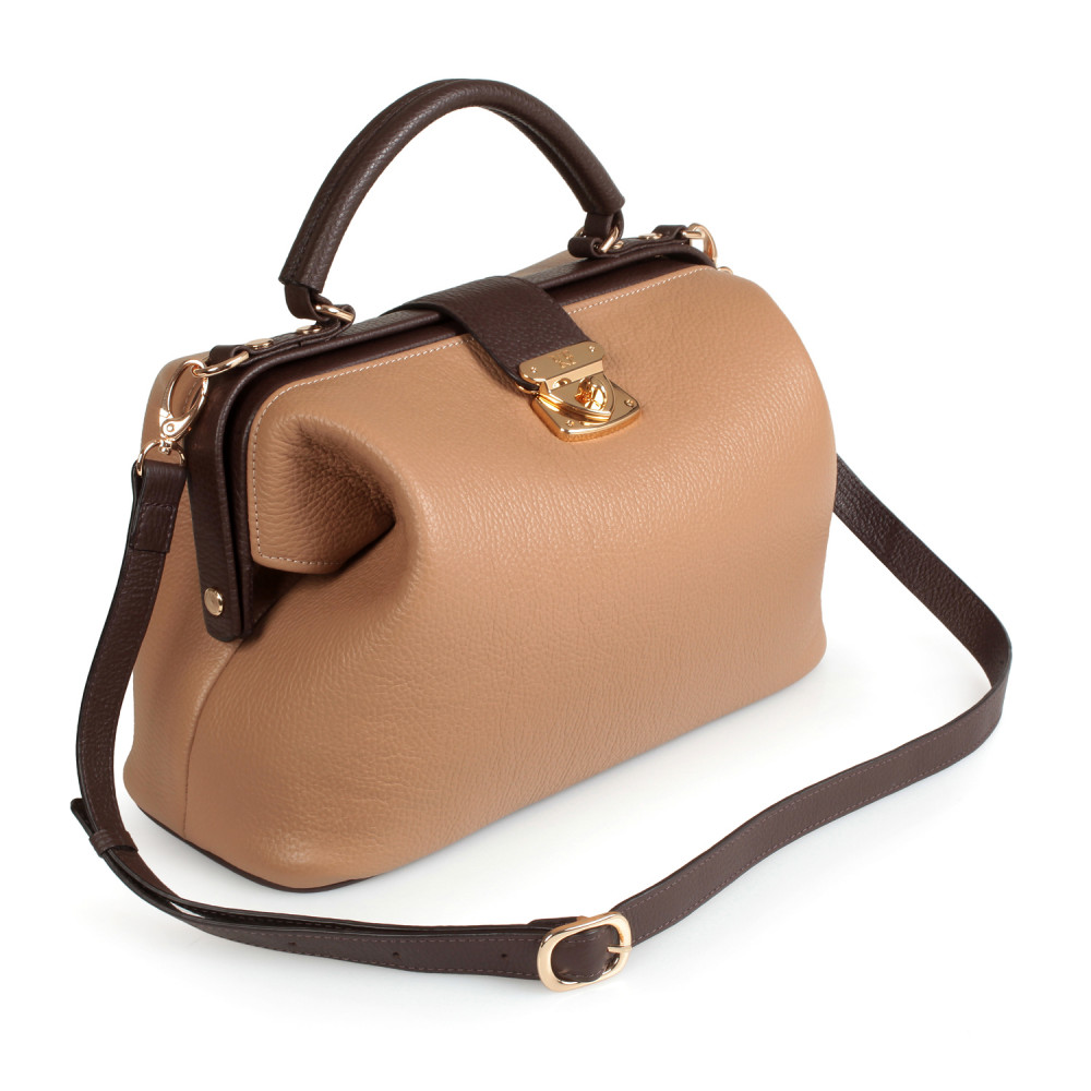 Women’s leather doctor bag Diana M KF-1909-