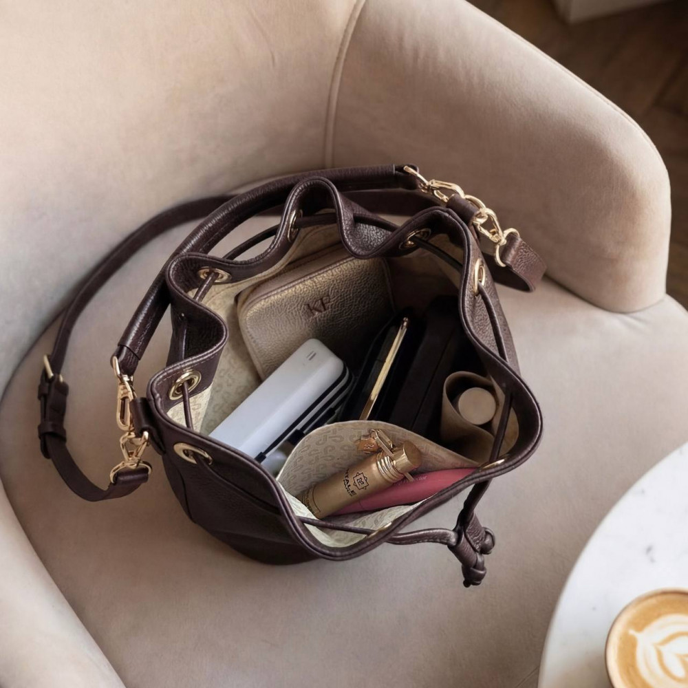 Жіноча шкіряна сумка-мішок Хобо Sonya KF-3227-3