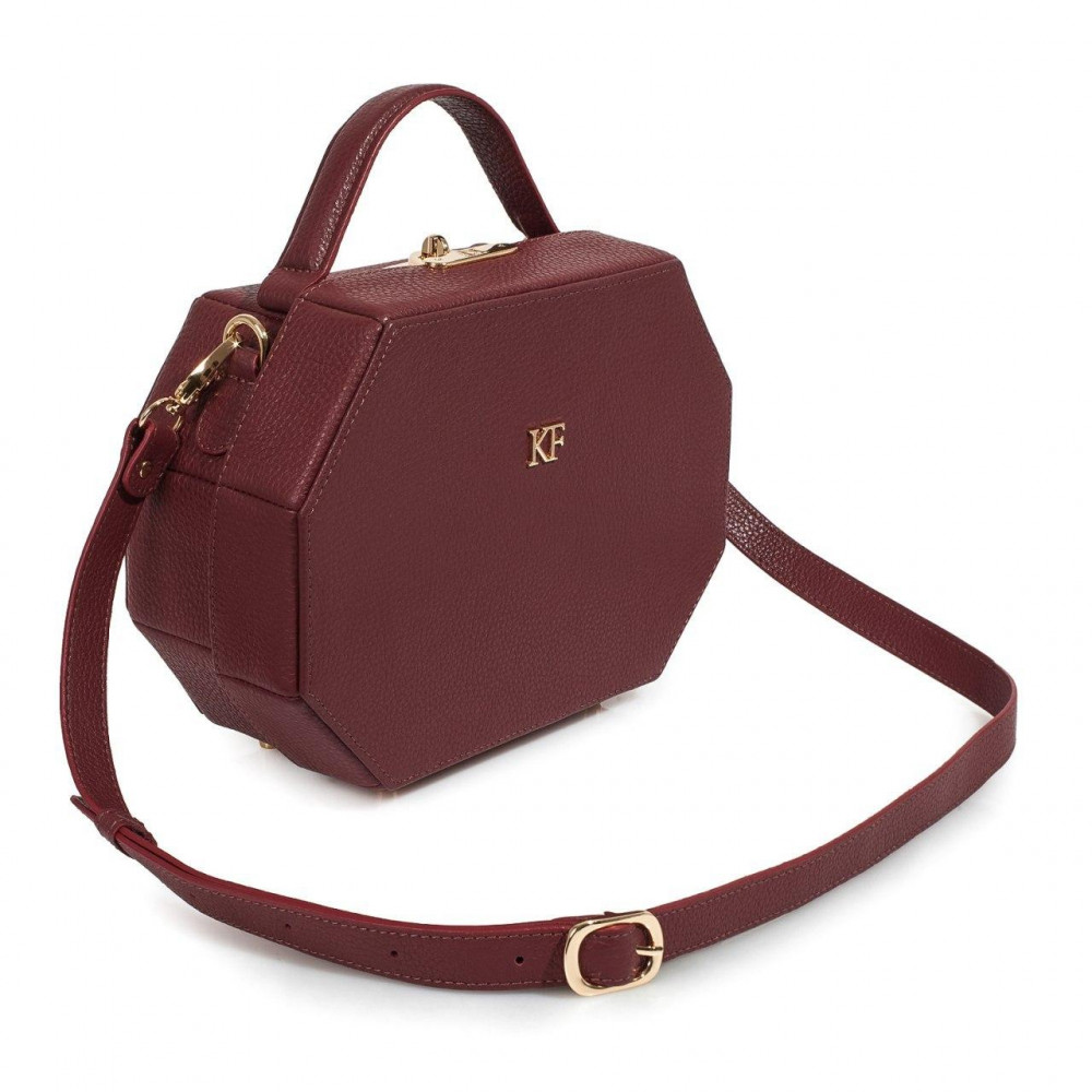 Women’s leather box bag Alexa KF-3245