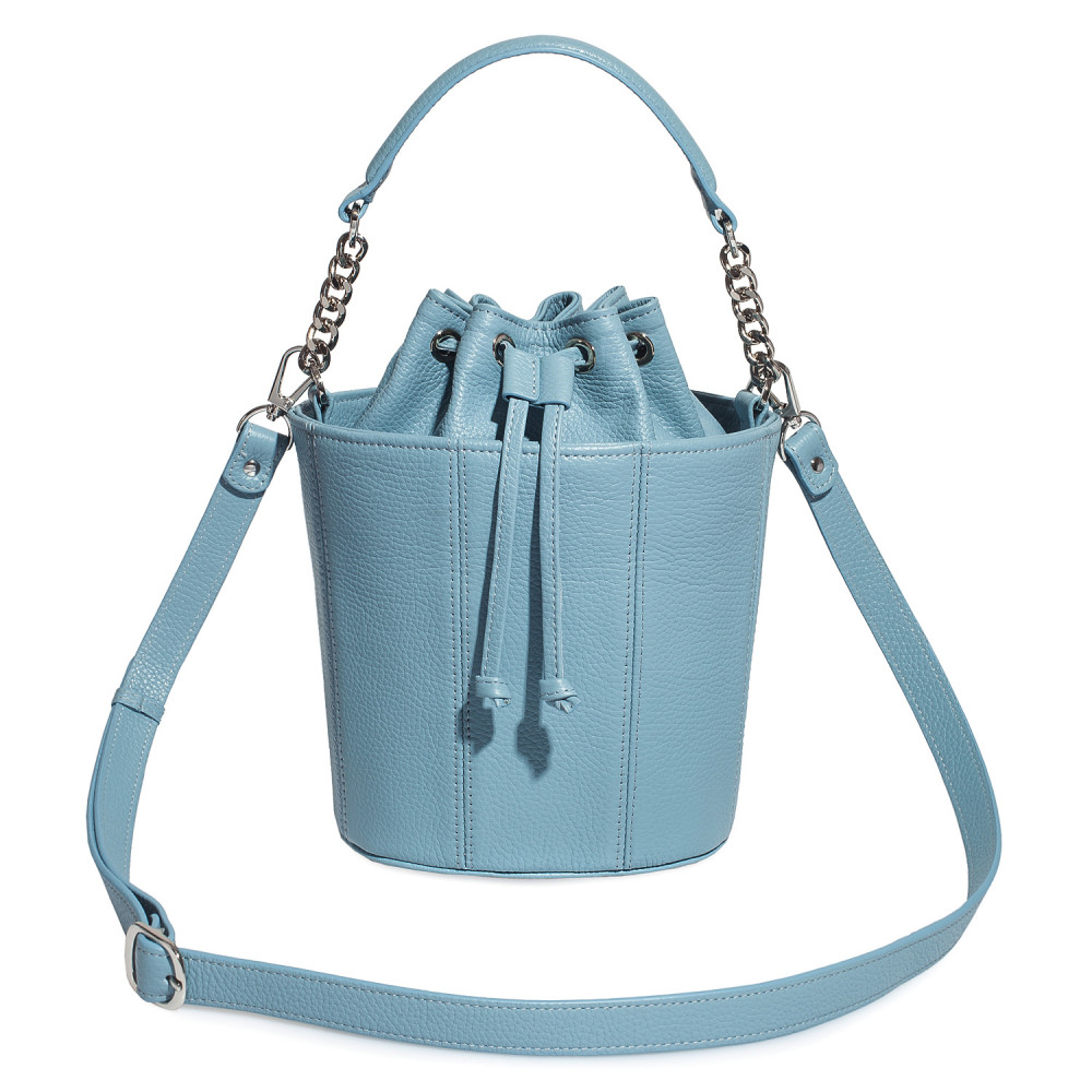 Women’s leather bucket bag Alla KF-4770