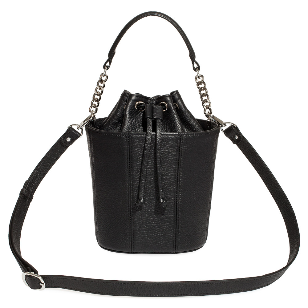 Women’s leather bucket bag Alla KF-4771