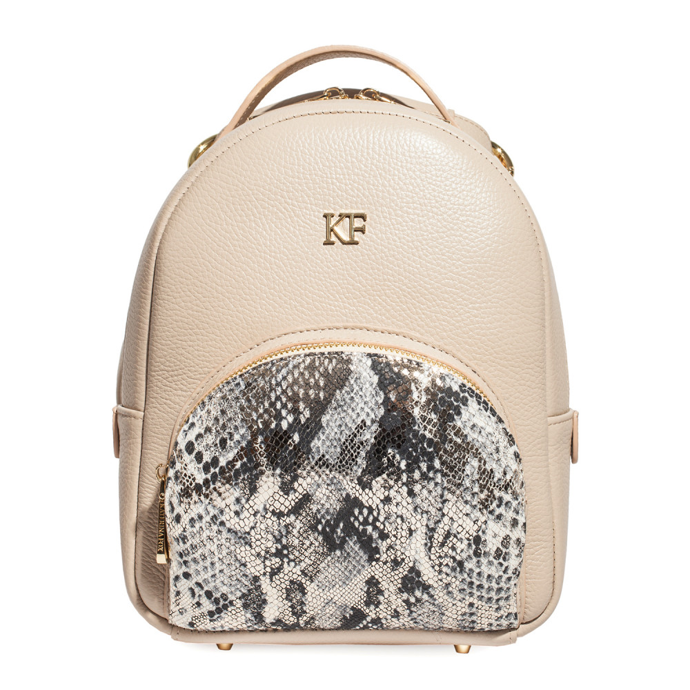 Women’s leather backpack Alina S KF-5157