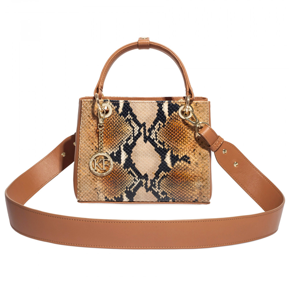 Women's leather bag Vira S KF-5481