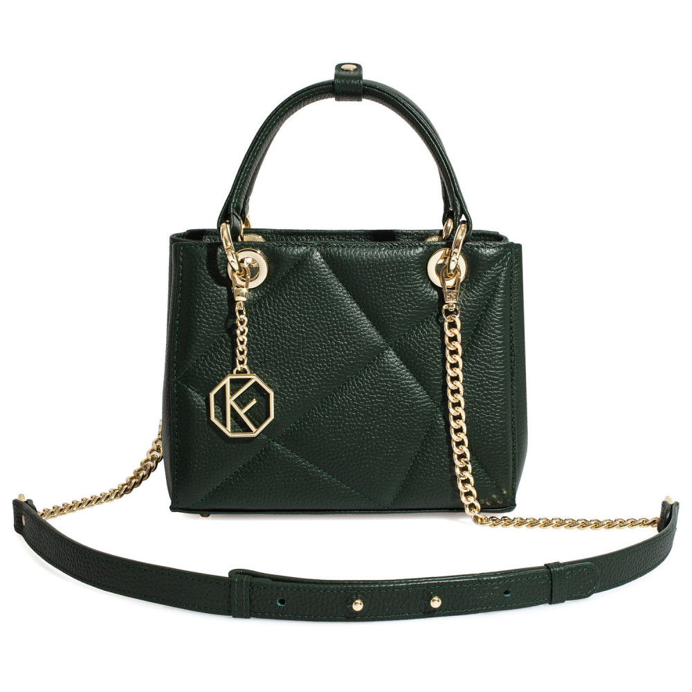 Women's leather bag Vira S KF-5541