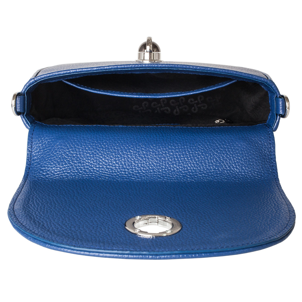 Women’s leather crossbody bag on a wide strap Lena KF-5798-4