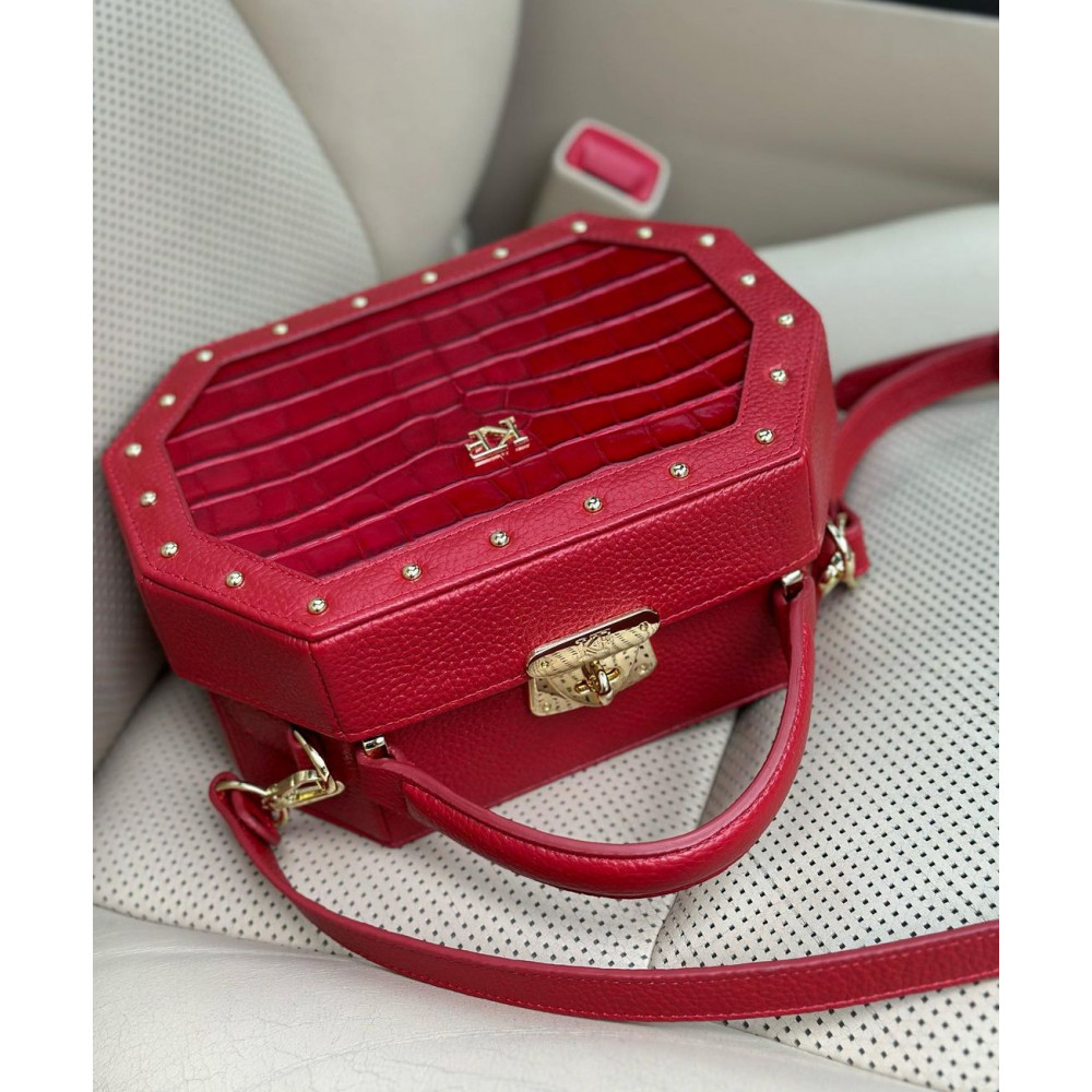 Women’s leather box bag Alexa KF-5969
