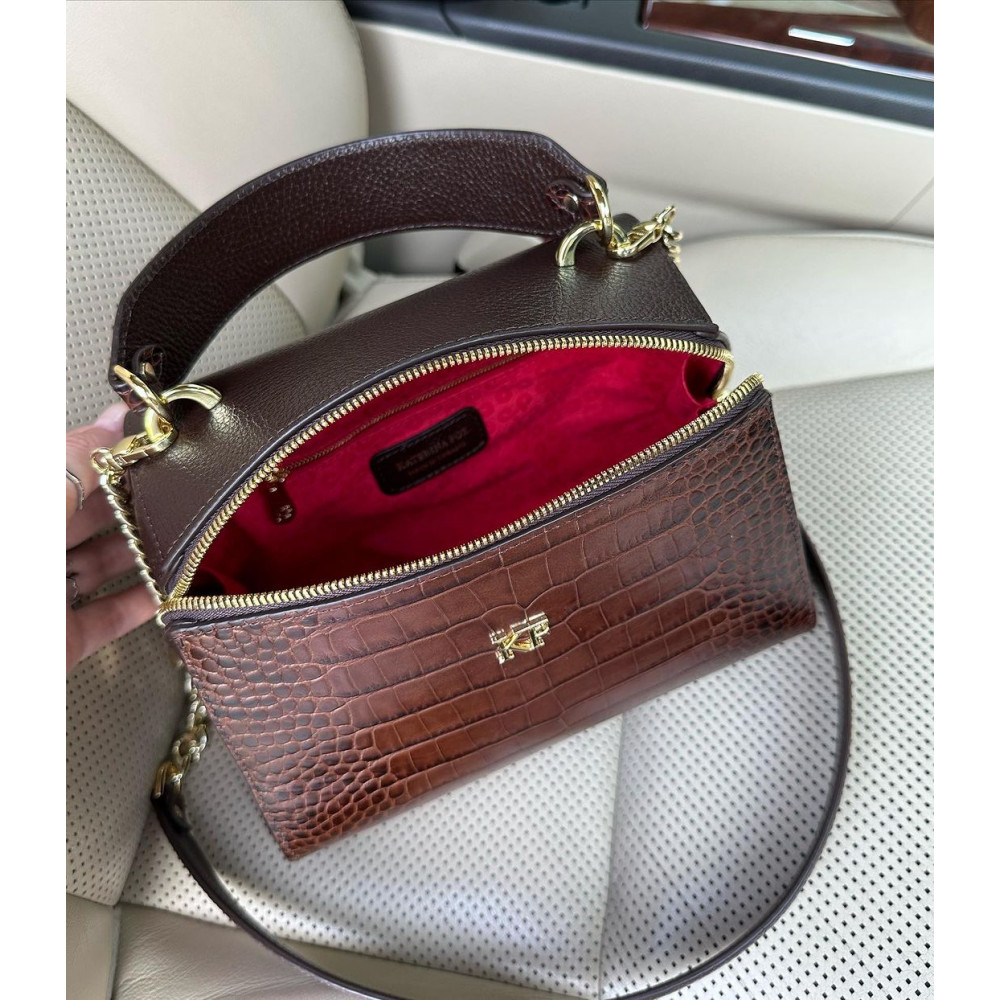 Жіноча шкіряна сумка Elegance KF-6195-1