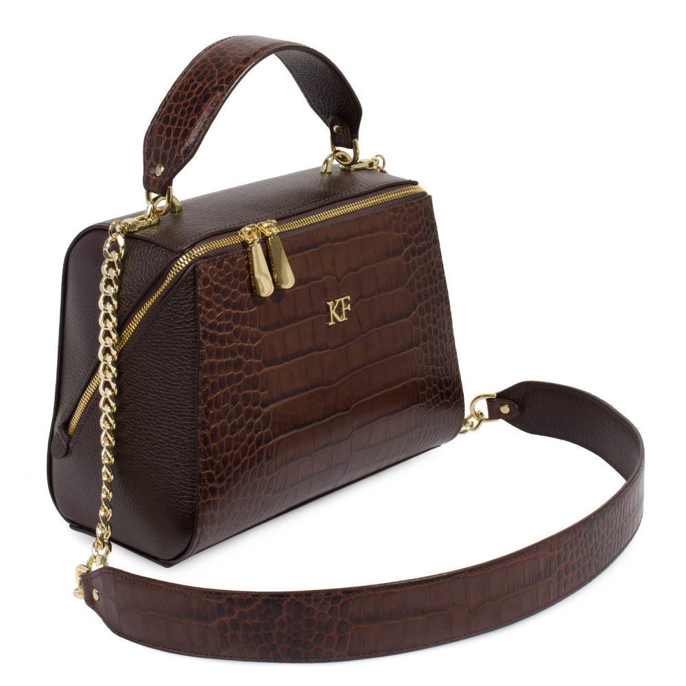 Жіноча шкіряна сумка Elegance KF-6195-3