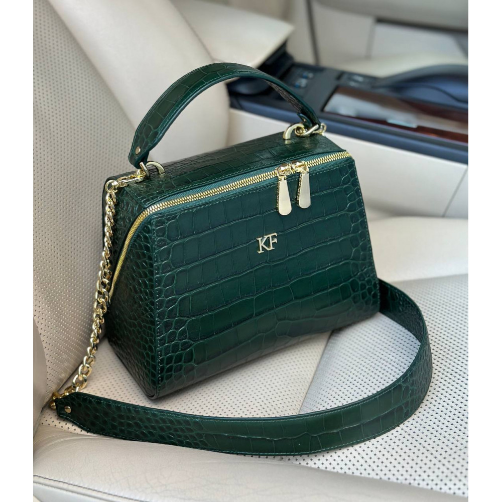 Жіноча шкіряна сумка Elegance KF-6364