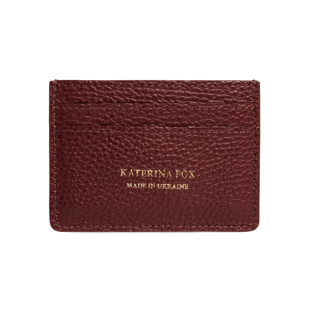 Women's leather card holder KF-6365