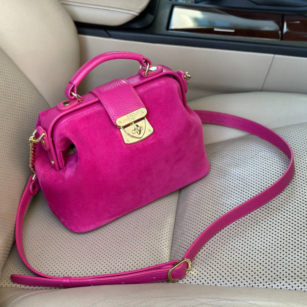 Women’s leather doctor bag Diana KF-7220