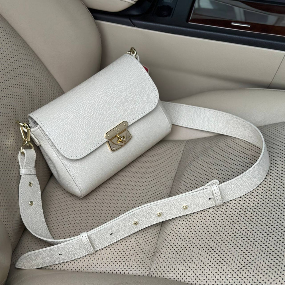 Women’s leather crossbody bag on a wide strap on a wide strap Prima S KF-7283