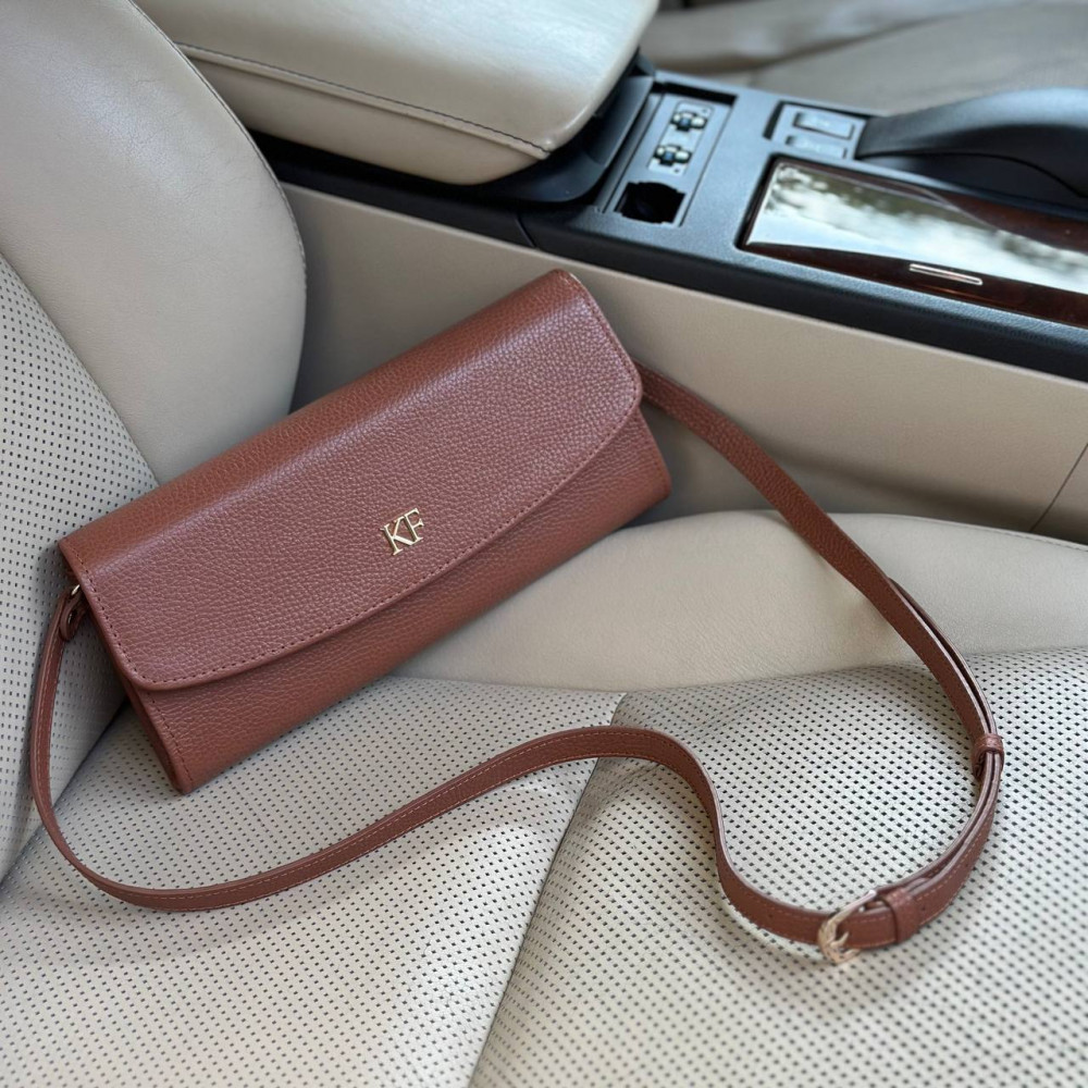 Women’s leather clutch bag Gloria KF-7302