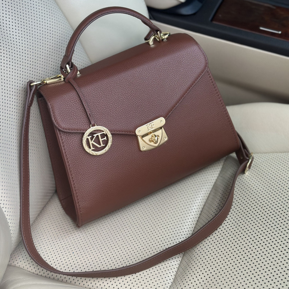 Women’s leather briefcase Anita 7357