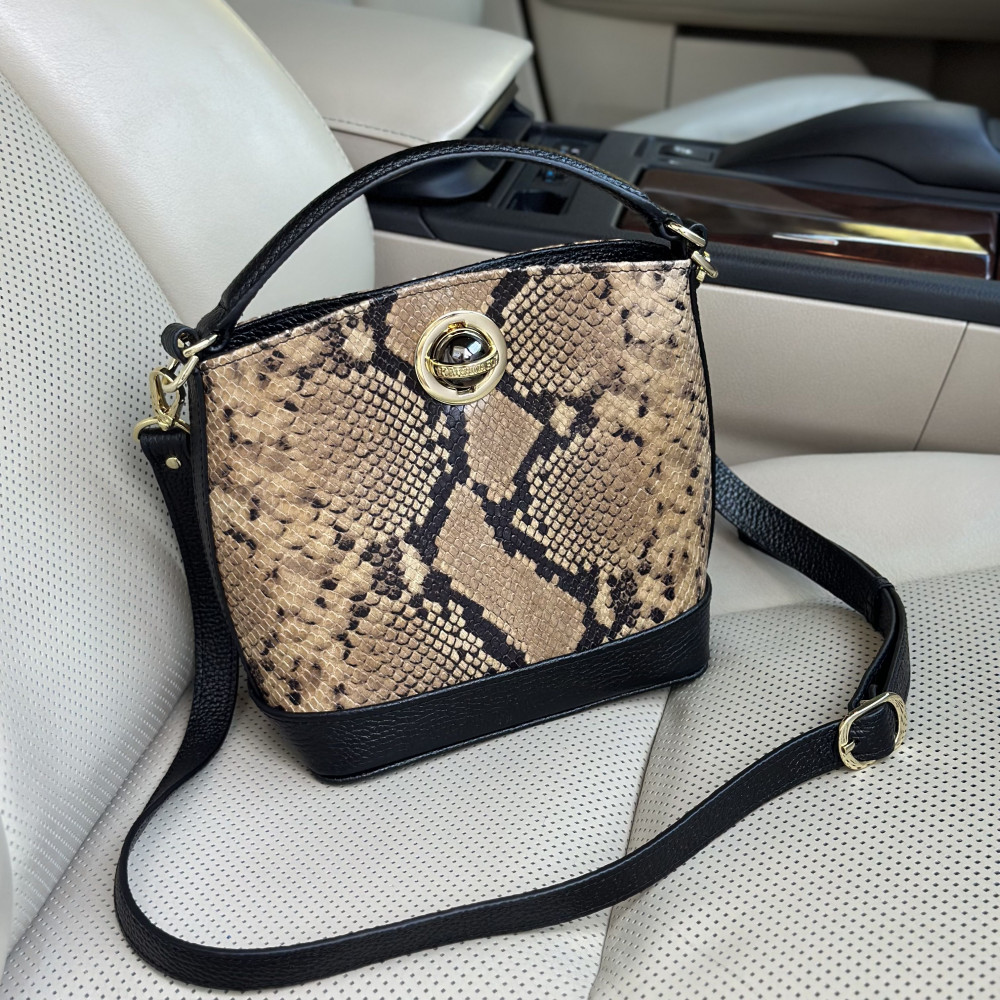 Women’s leather crossbody bag Obrana KF-7359