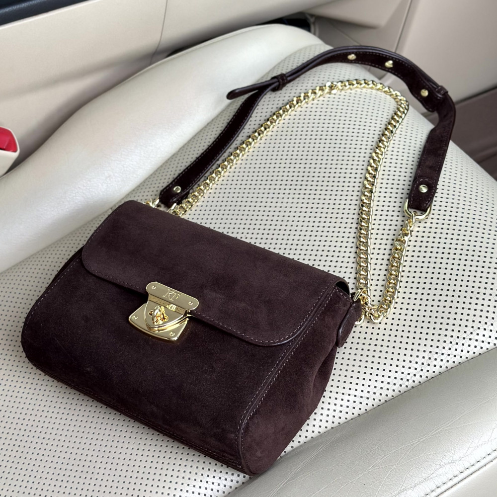 Жіноча шкіряна сумка на ланцюжку Prima S KF-7434-1