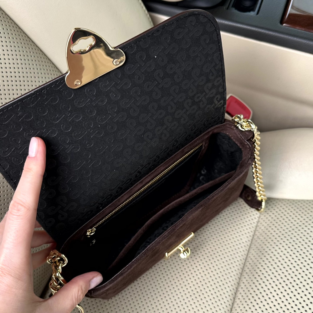 Жіноча шкіряна сумка на ланцюжку Prima S KF-7434-2