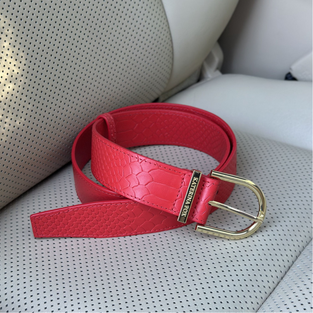 Women’s leather belt KF-7462
