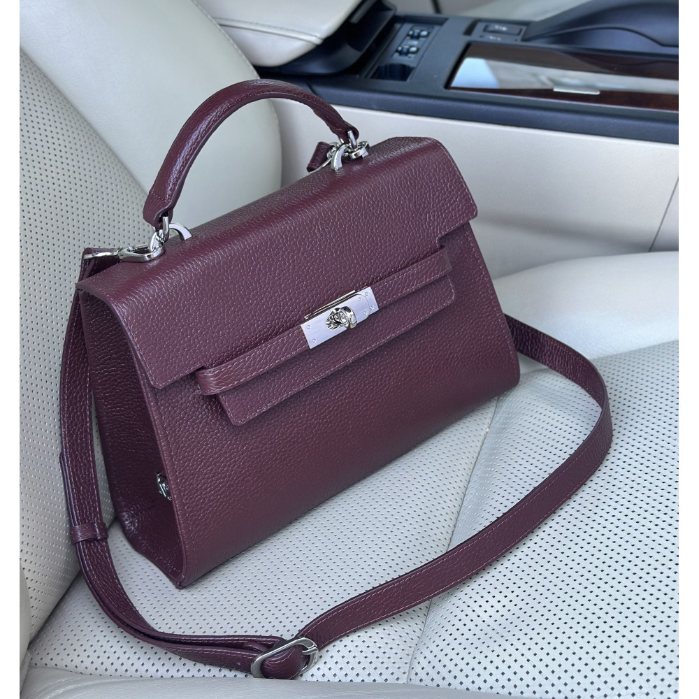 Women’s leather briefcase Solomia KF-7470