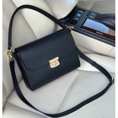 Women’s leather crossbody bag on a wide strap Prima M KF-7480-