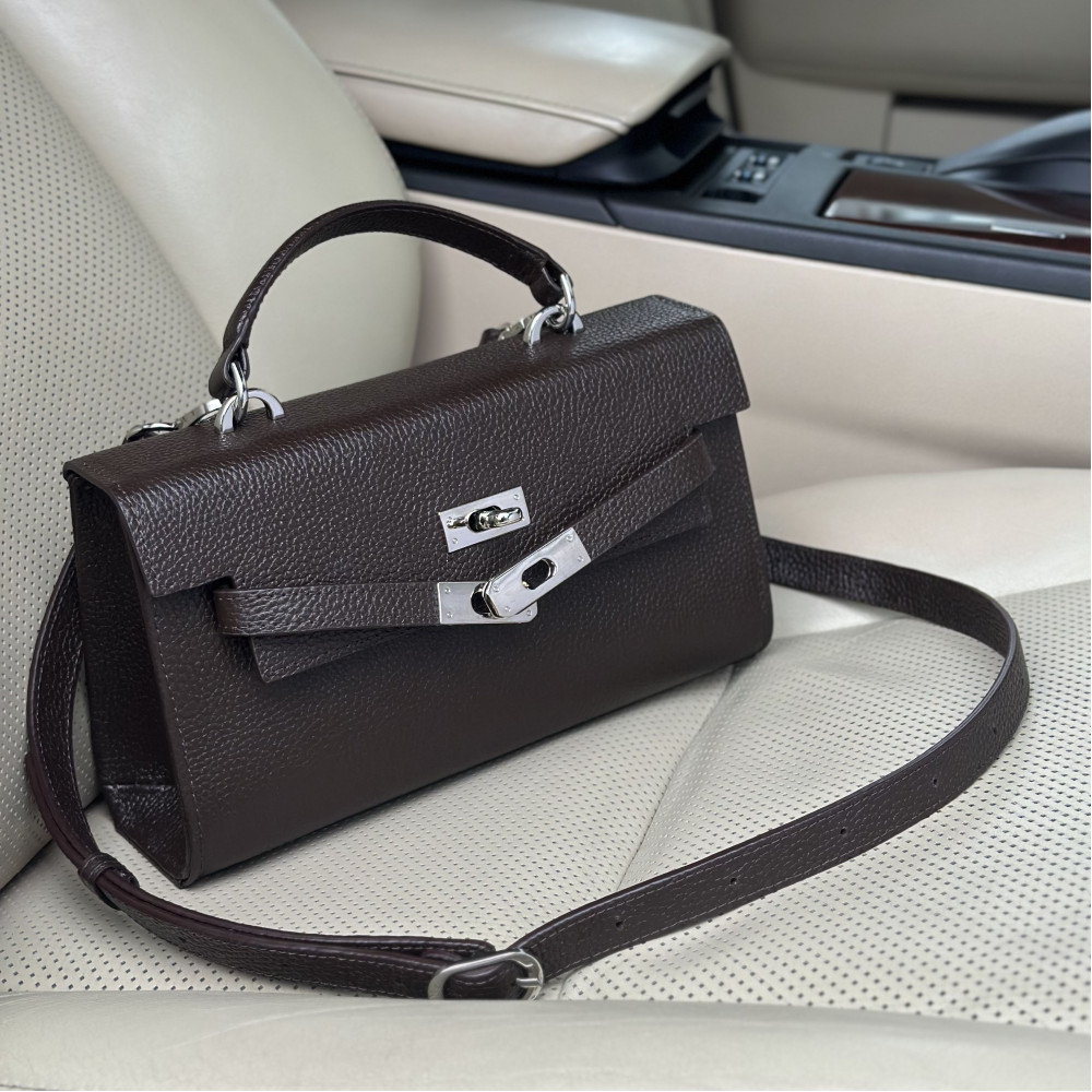 Жіночий шкіряний портфель Solomia Long KF-7582-1