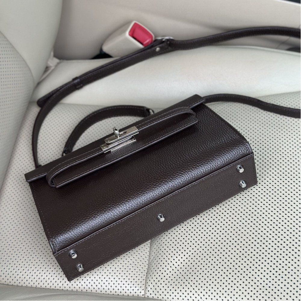 Жіночий шкіряний портфель Solomia Long KF-7582-4