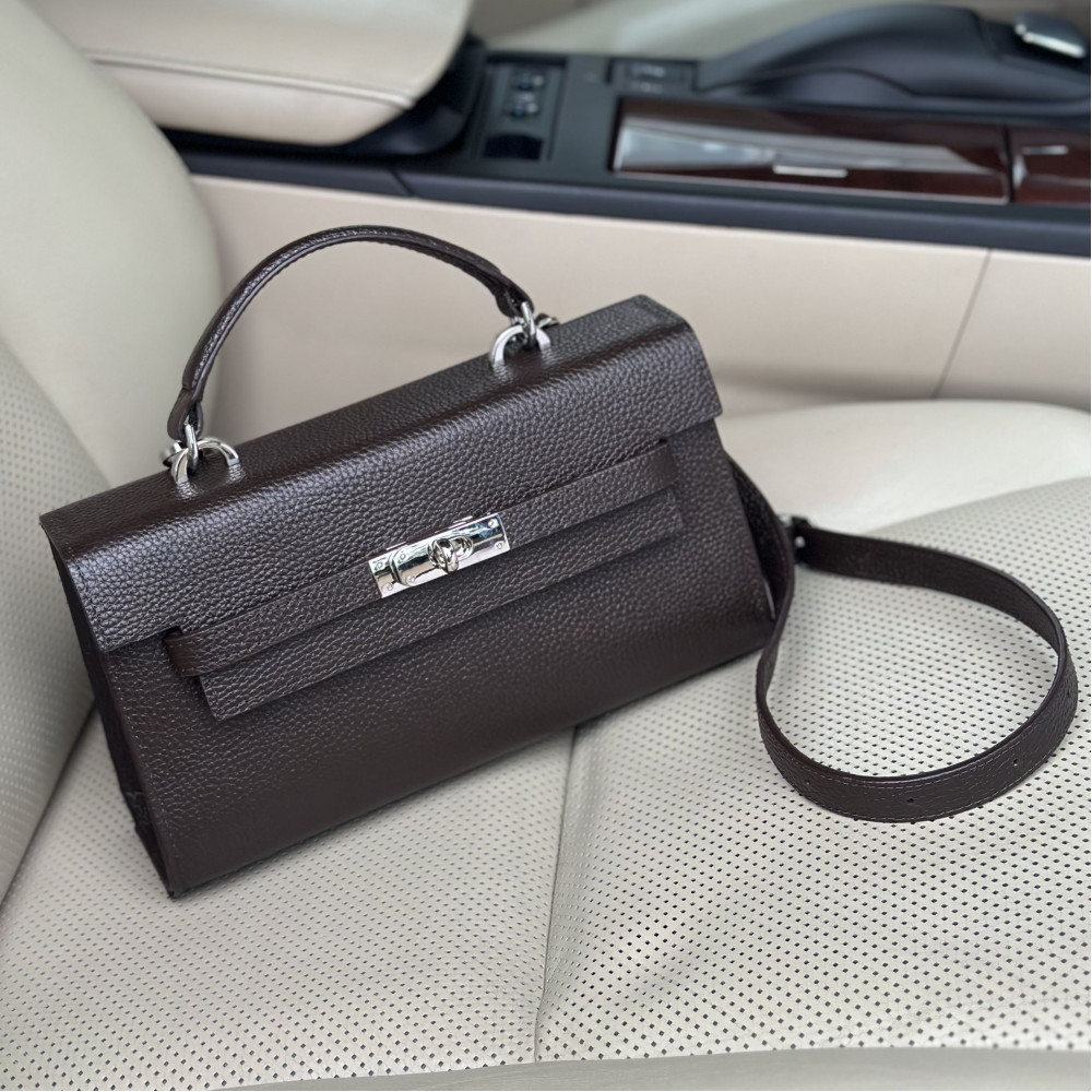 Жіночий шкіряний портфель Solomia Long KF-7582-5