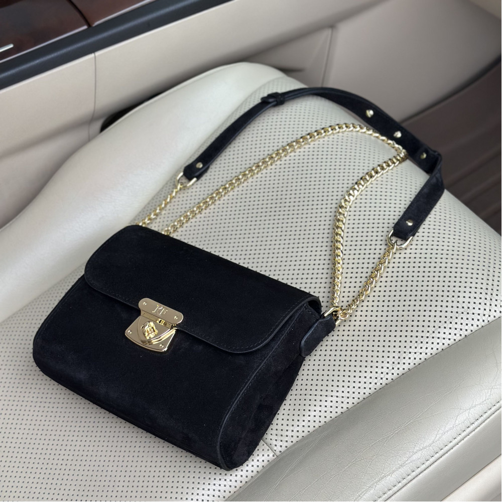 Жіноча шкіряна сумка на ланцюжку Prima S KF-7586-1