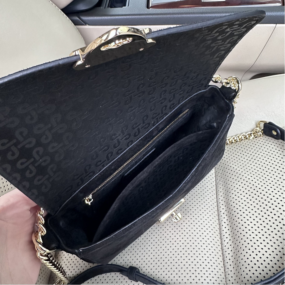 Жіноча шкіряна сумка на ланцюжку Prima S KF-7586-2