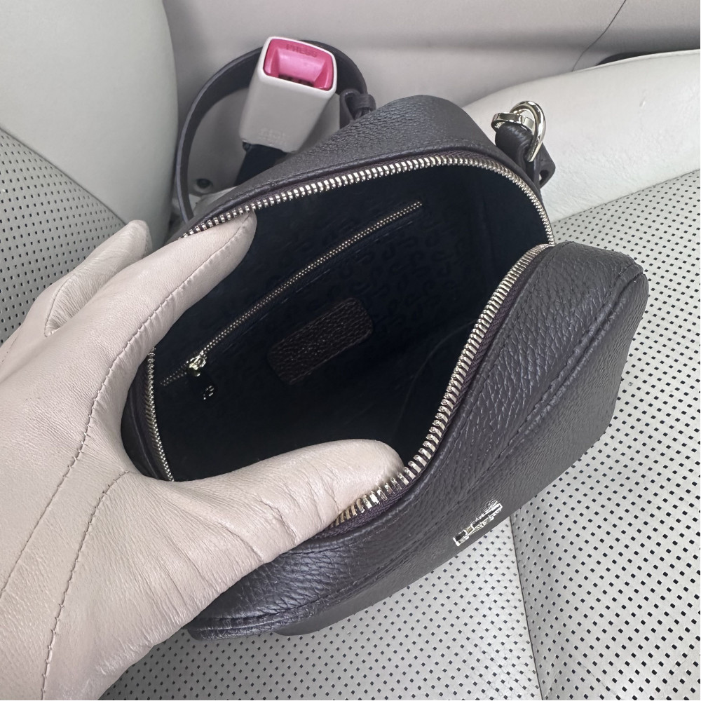 Жіноча шкіряна сумка кросс-боді на широкому ремені Tetiana S KF-7597-3