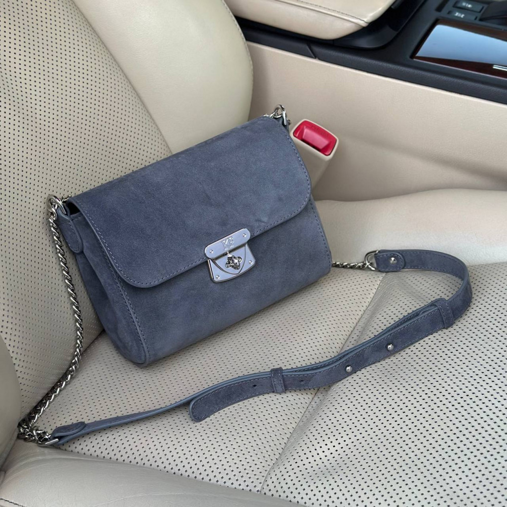 Women’s leather bag on a chain Prima S KF-7614-