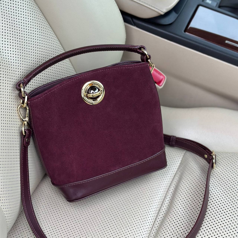 Жіноча шкіряна сумка кросс-боді Obrana KF-7617