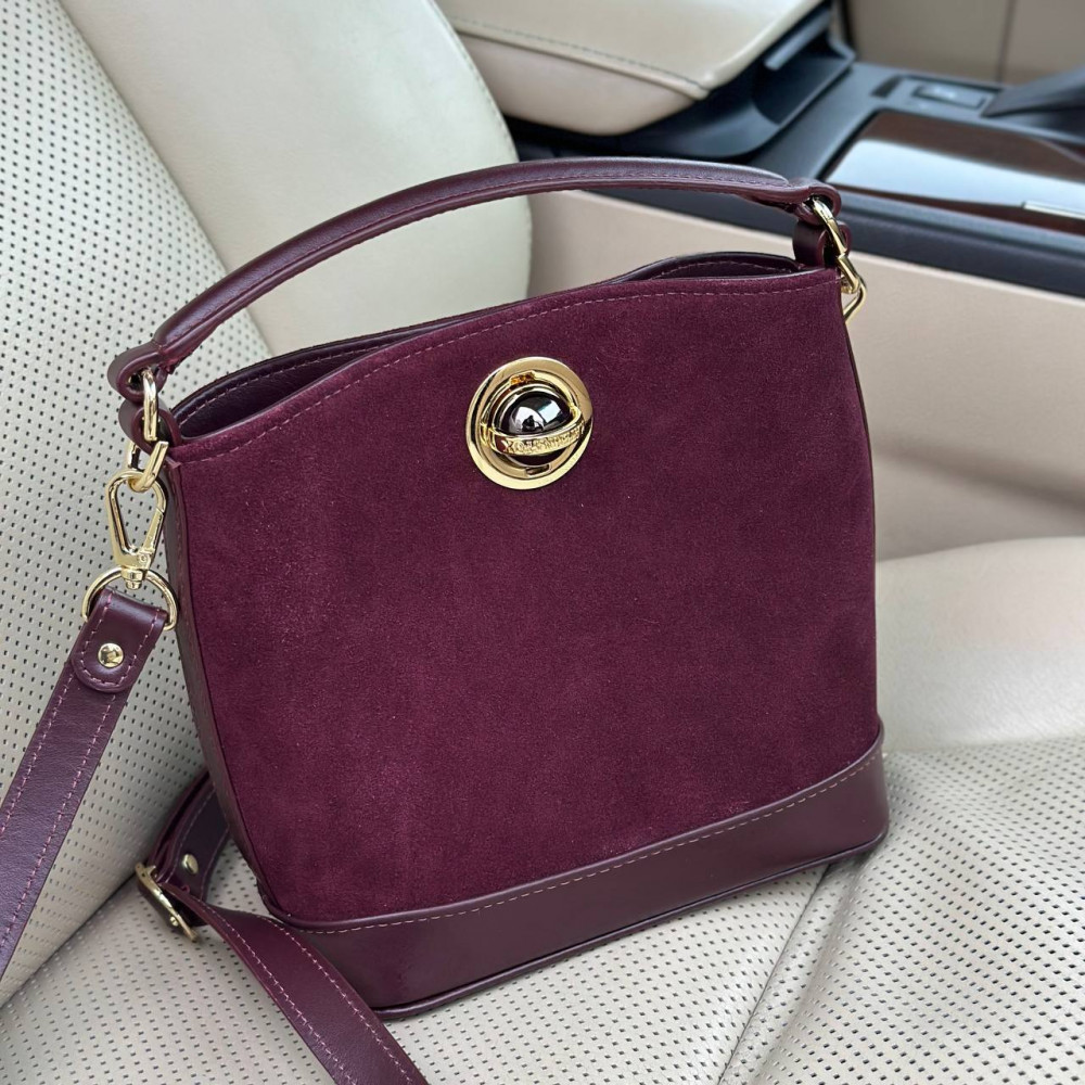 Жіноча шкіряна сумка кросс-боді Obrana KF-7617-1