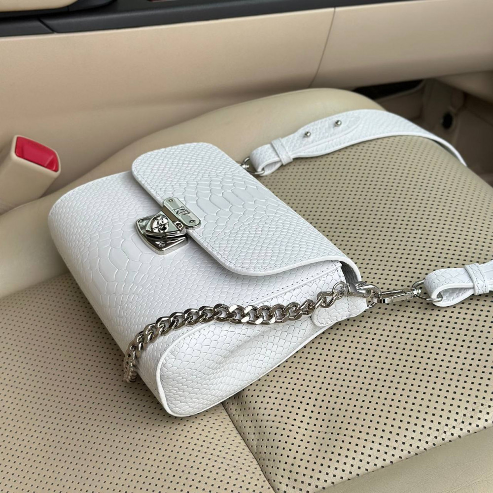 Жіноча шкіряна сумка кросс-боді на широкому ремені Prima S KF-7626-2