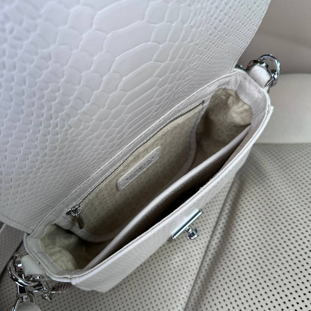 Жіноча шкіряна сумка кросс-боді на широкому ремені Prima S KF-7627-2