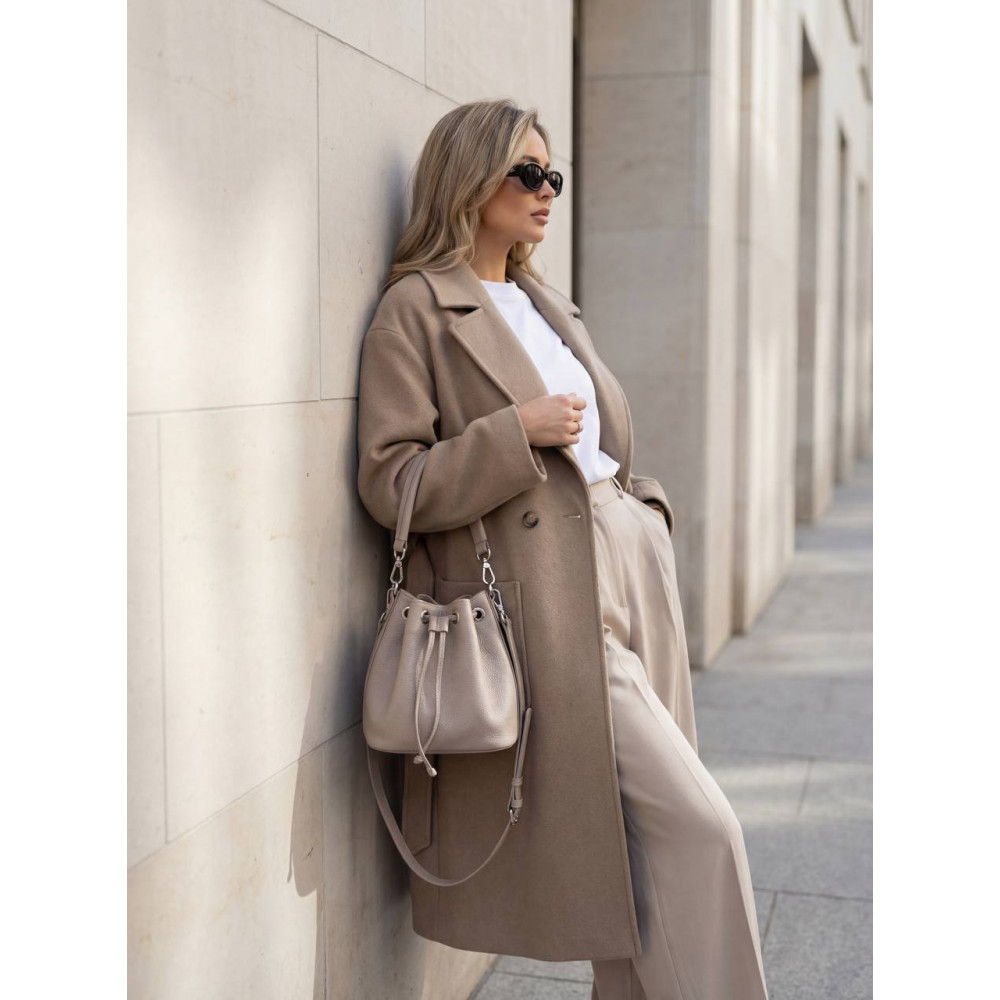 Жіноча шкіряна сумка-мішок Хобо Sonya KF-7629-3