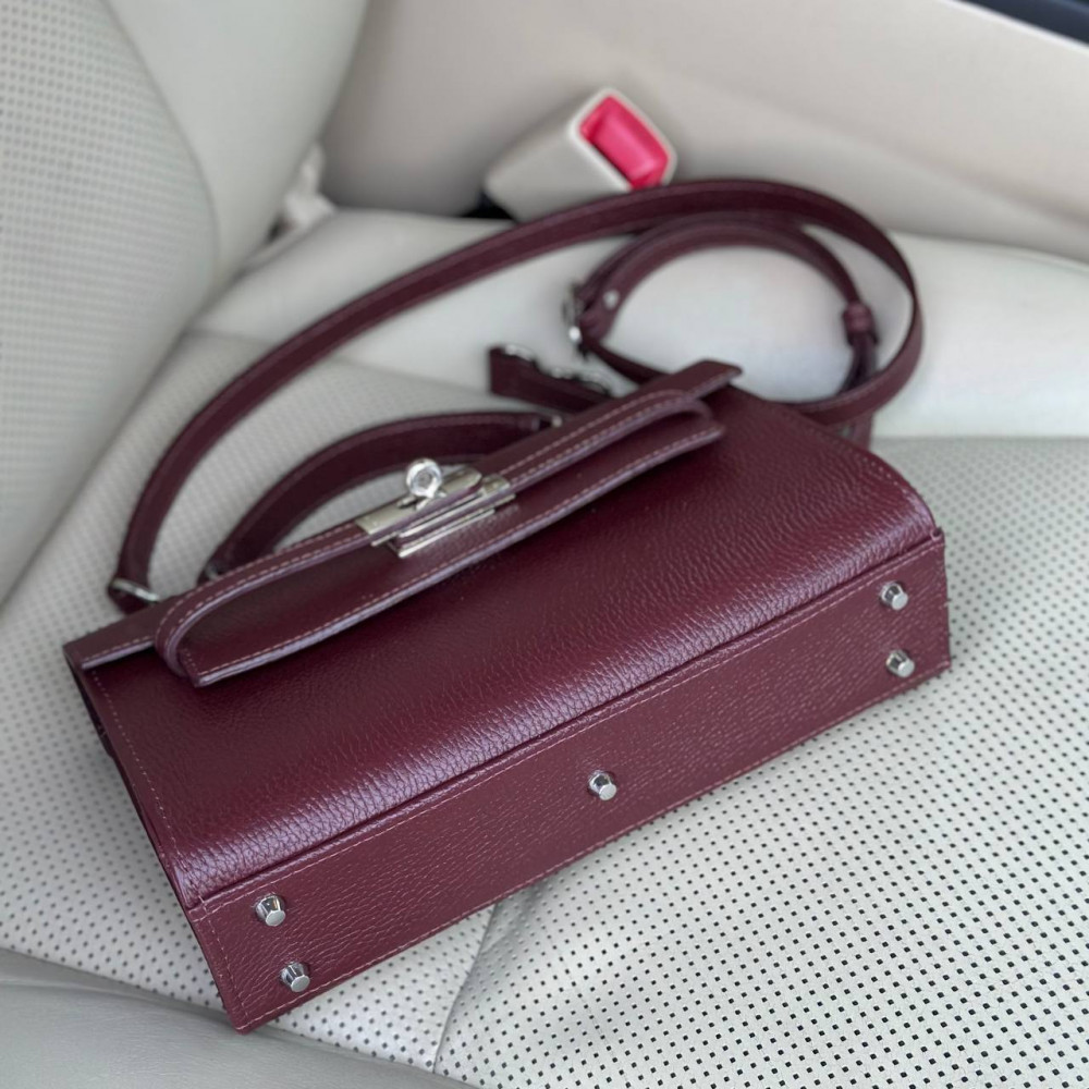 Жіночий шкіряний портфель Solomia Long KF-7646-2