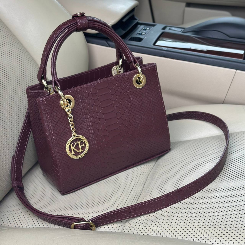 Women's leather bag Vira S KF-7837