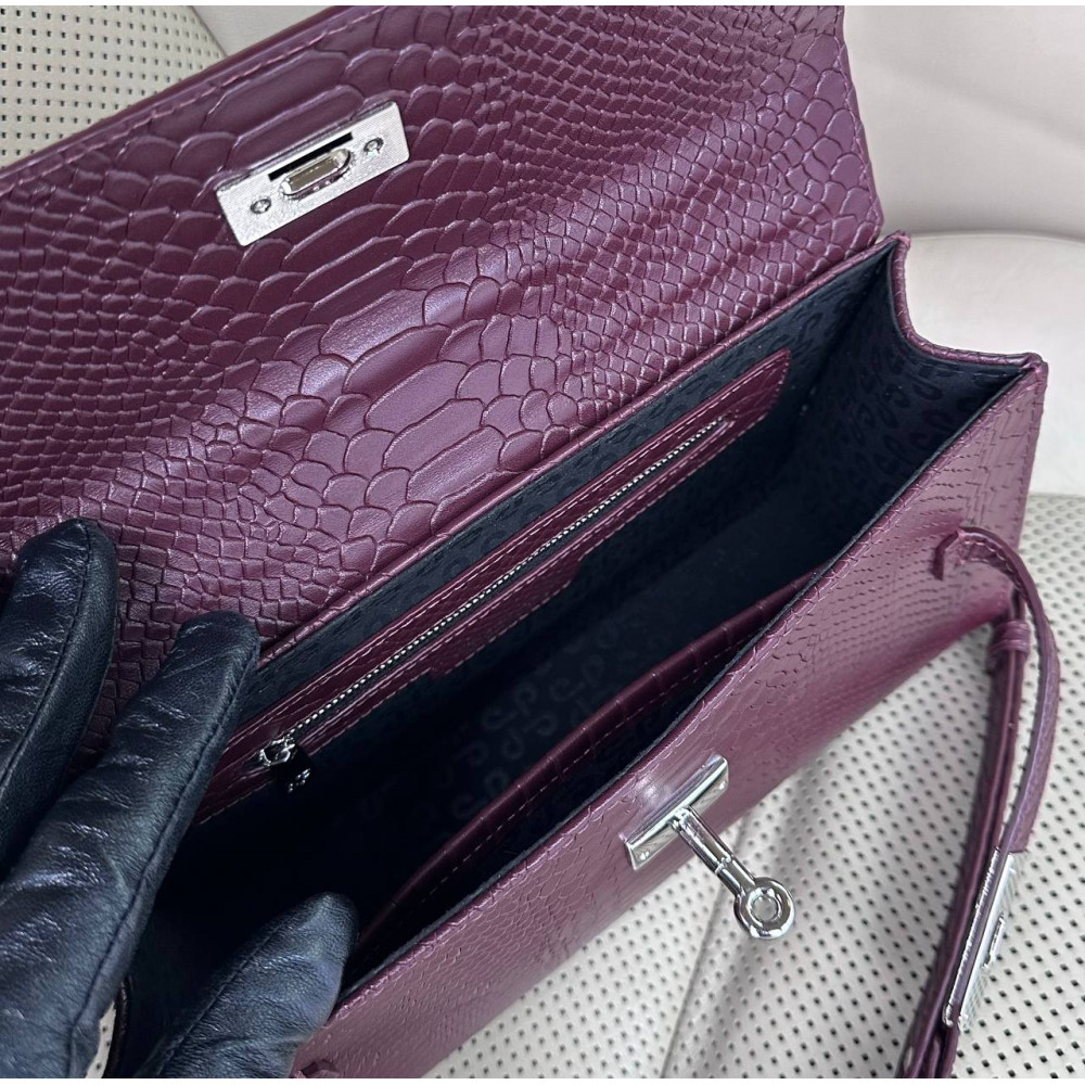 Жіночий шкіряний портфель Solomia Long KF-7655-3