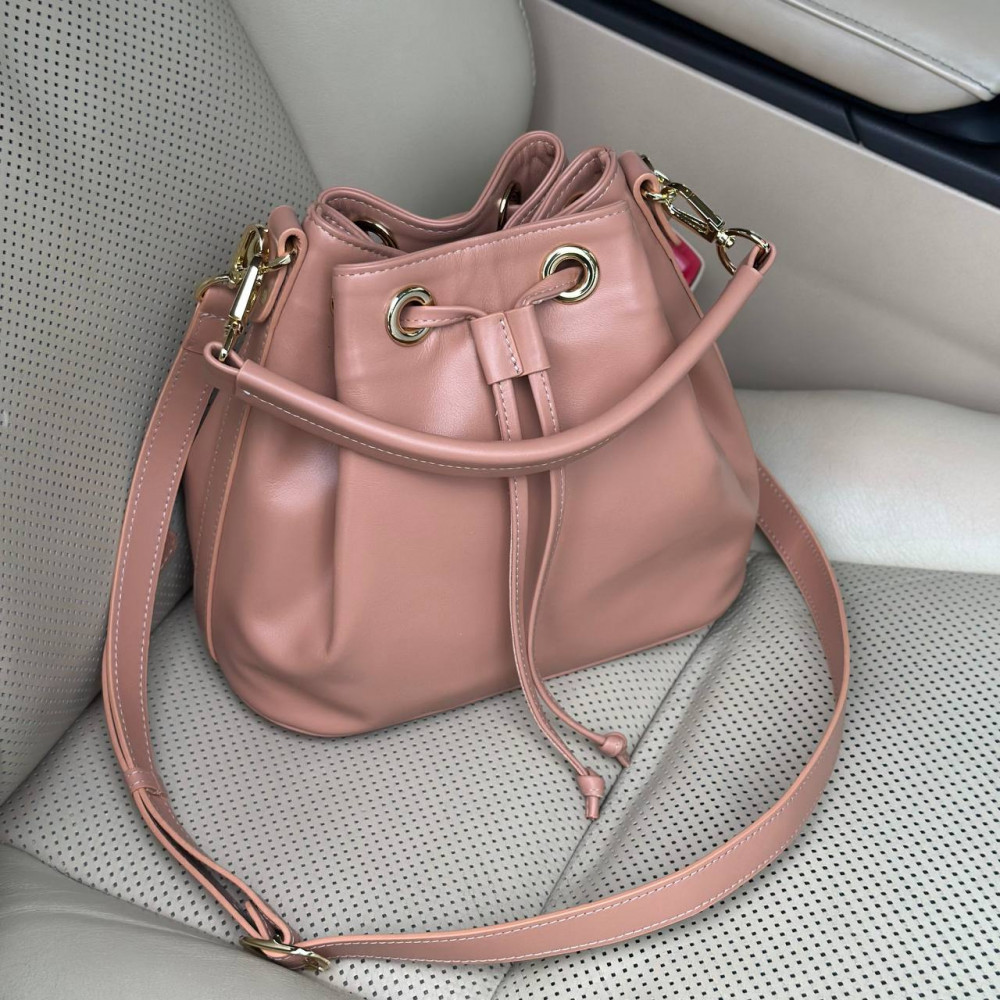 Жіноча шкіряна сумка-мішок Хобо Sonya KF-7657-1