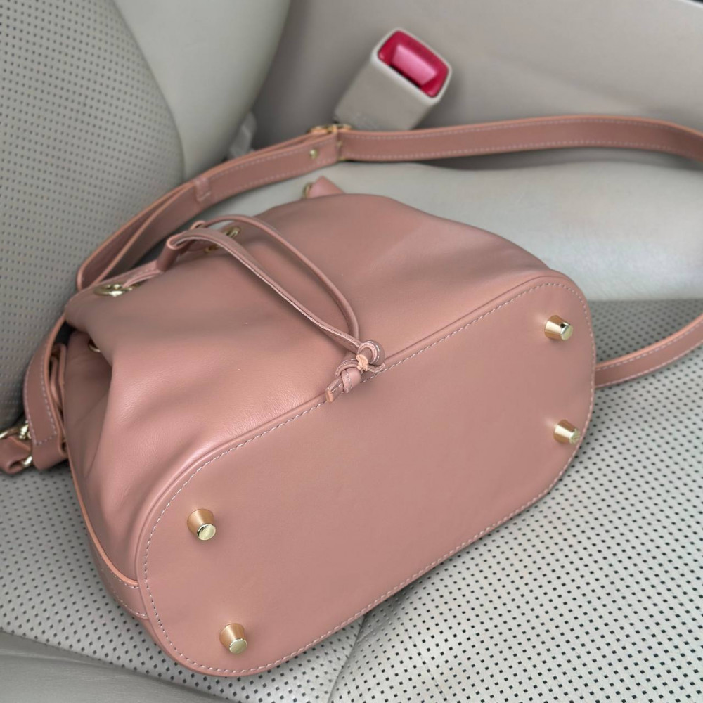 Жіноча шкіряна сумка-мішок Хобо Sonya KF-7657-4