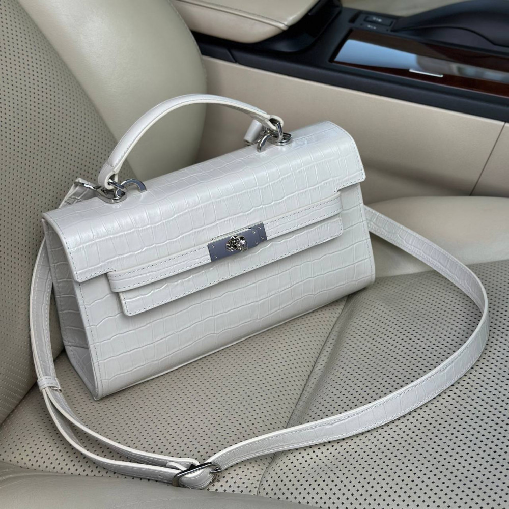 Women’s leather briefcase Solomia  Long KF-7672