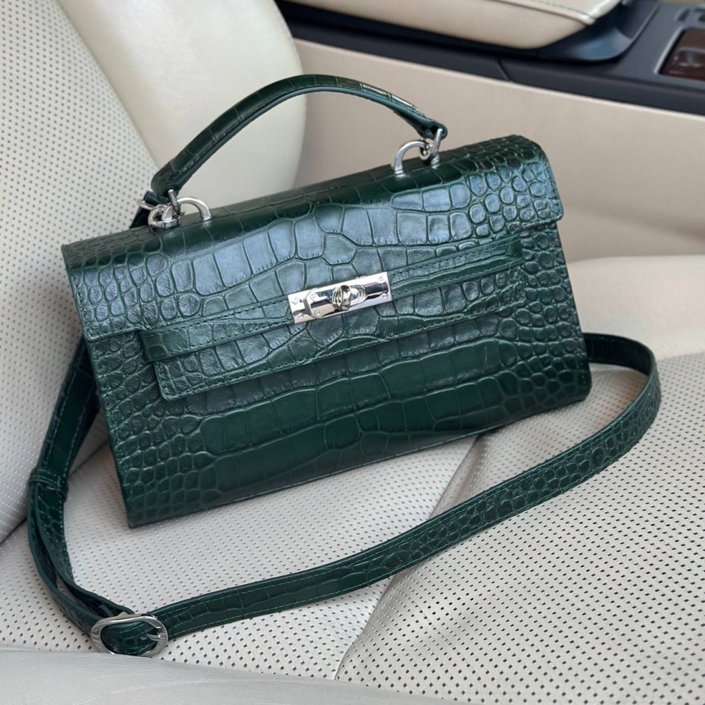 Women’s leather briefcase Solomia  Long KF-7676