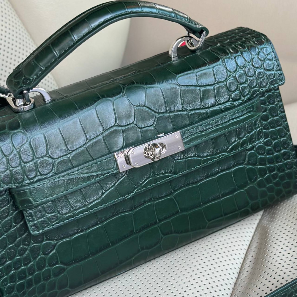 Жіночий шкіряний портфель Solomia Long KF-7676-1