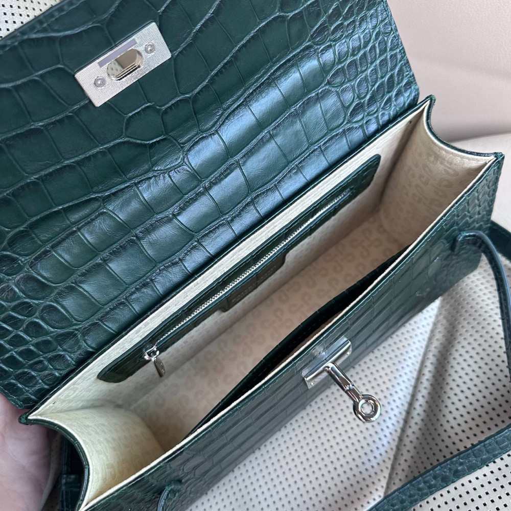 Жіночий шкіряний портфель Solomia Long KF-7676-3