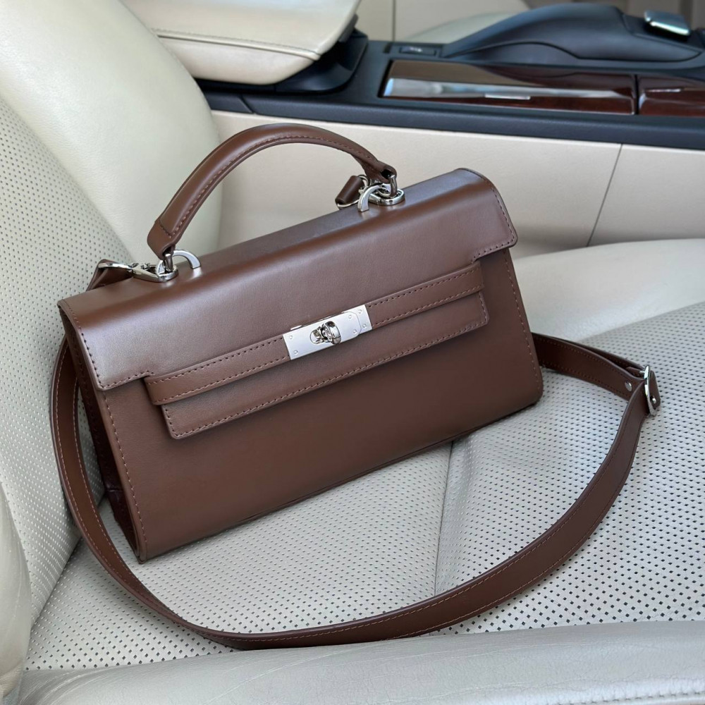 Women’s leather briefcase Solomia  Long KF-7690