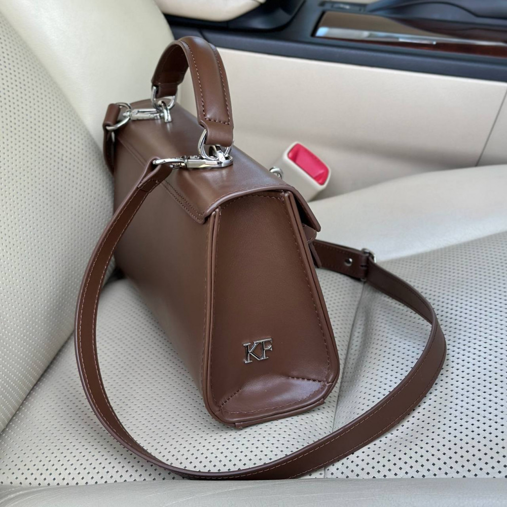 Women’s leather briefcase Solomia  Long KF-7690-1