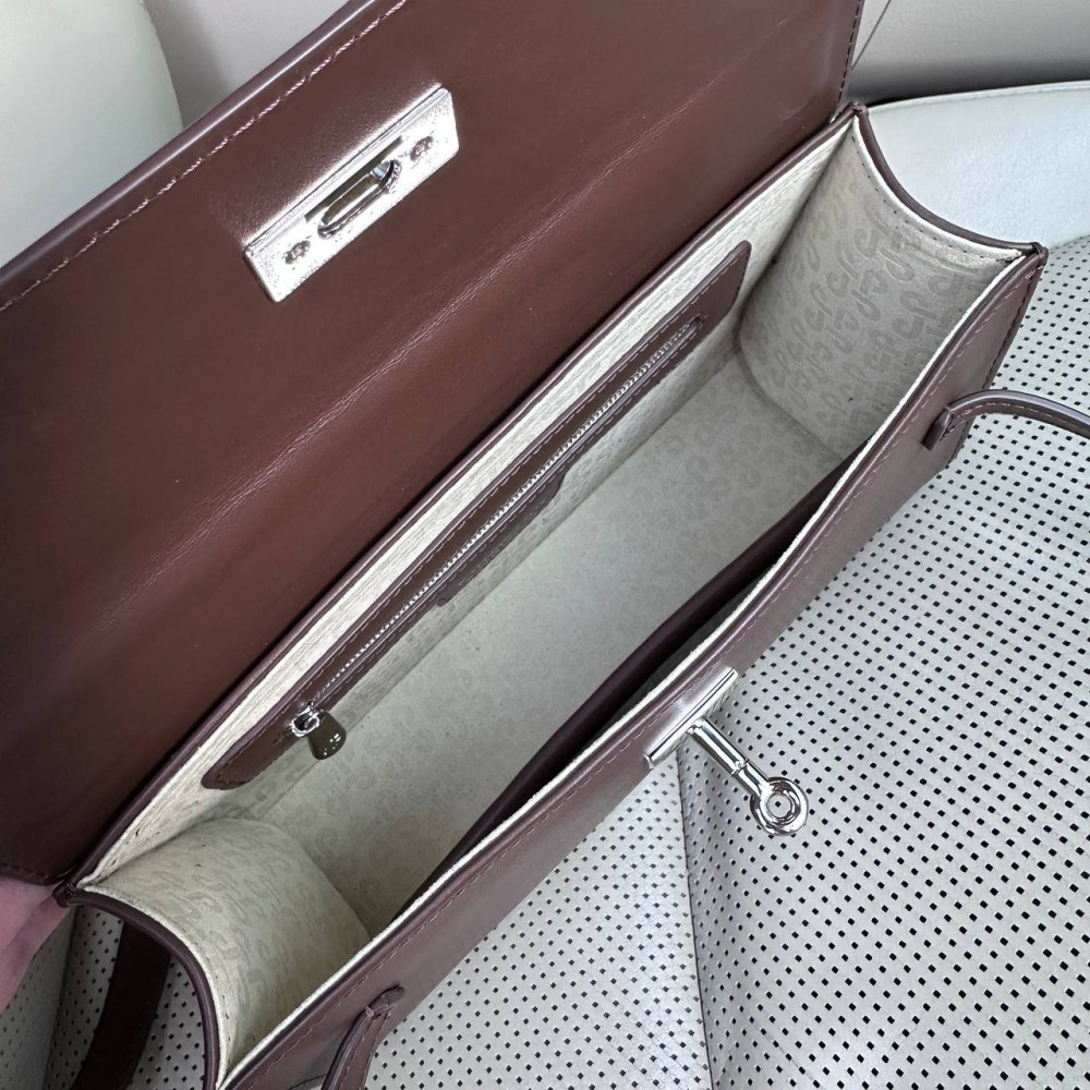 Women’s leather briefcase Solomia  Long KF-7690-3